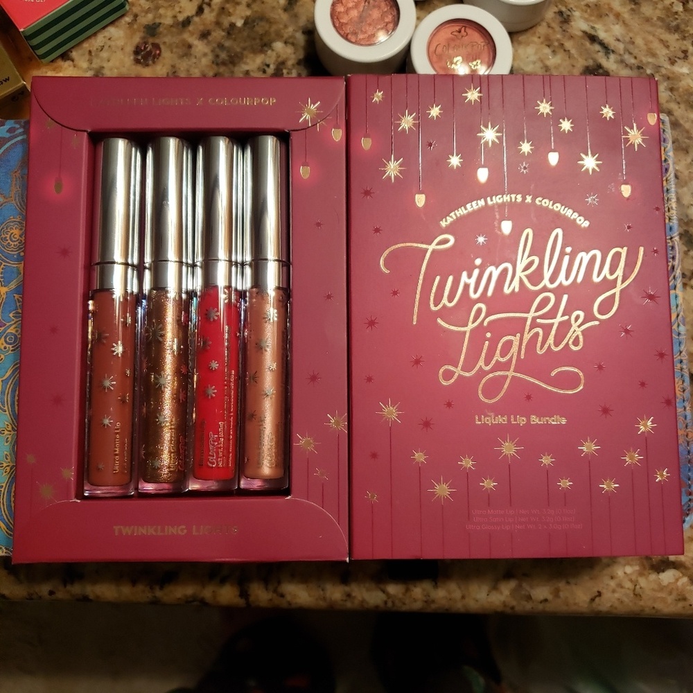 SOLD Colourpop Twinkling lights lippies